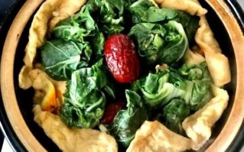 【每日蔬食】锦囊豆腐煲-七不姜 生姜养生网-明德CSA生态姜园&明安农业