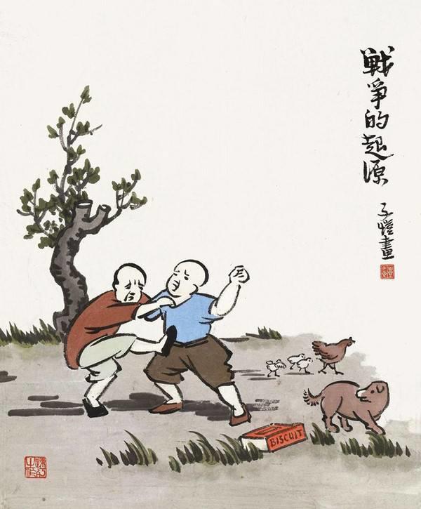 丰子恺最动人50幅画、50句话，平凡生活，诗意境界