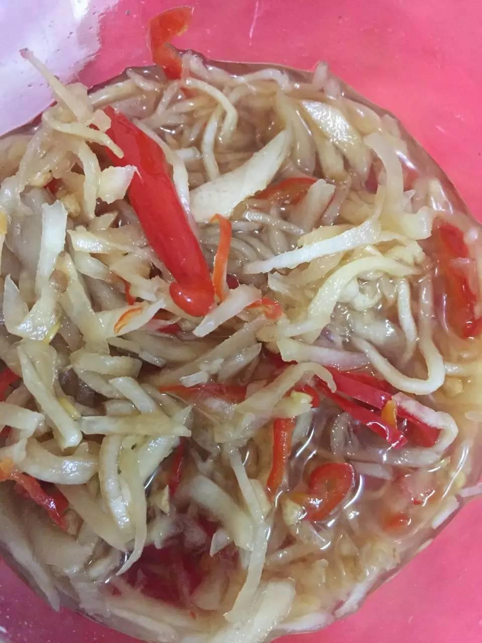 原始点人的美味泡姜做法