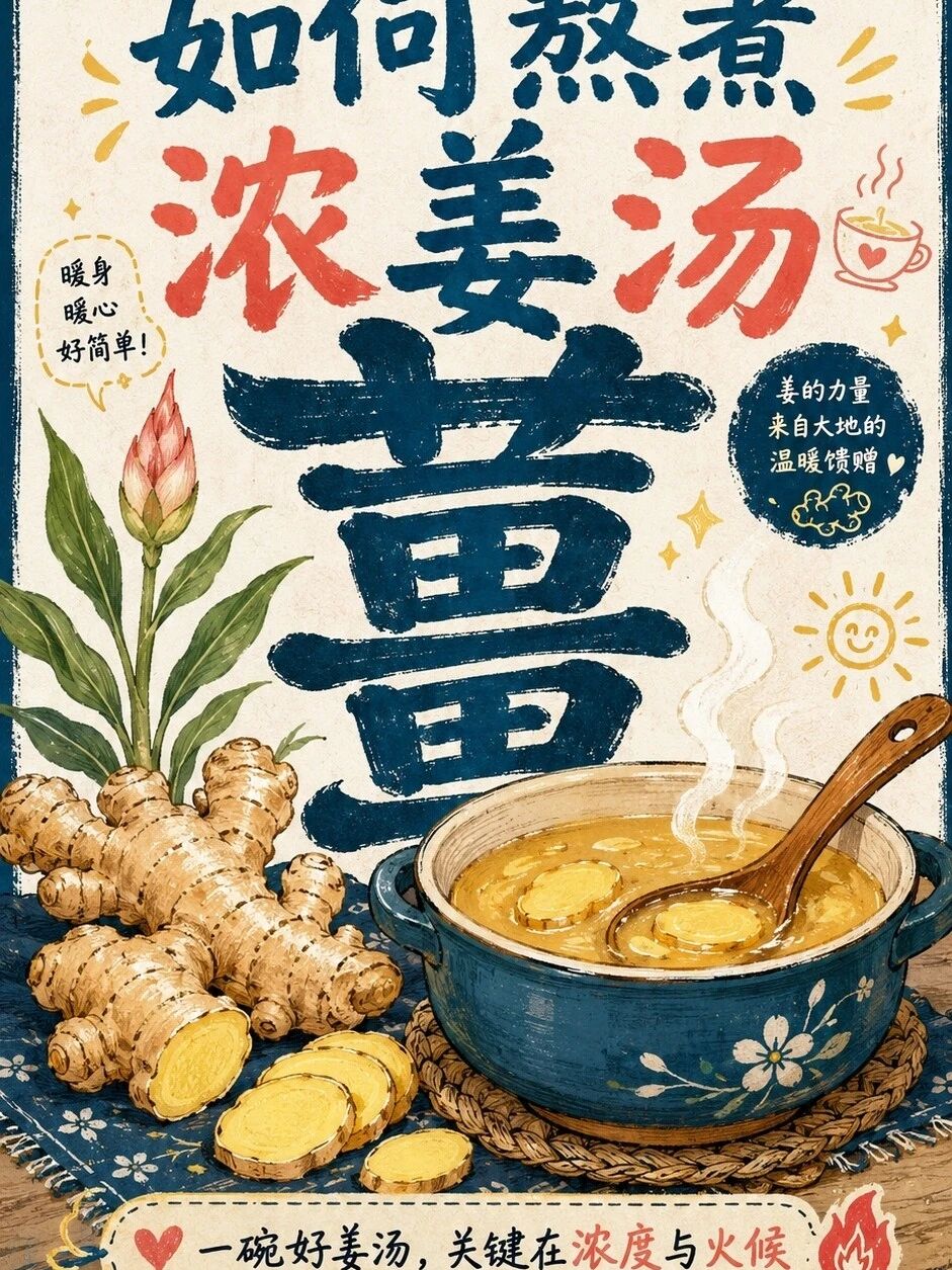 如何熬煮和使用浓姜汤？！附生活营秘笈-七不姜 生姜养生网-明德CSA生态姜园&明安农业