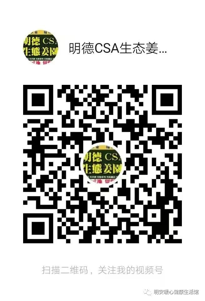 生姜养生 七不姜 明安农业企业 2022年新公众号 视频号 欢迎关注! 生姜养生 七不姜 明安农业企业 2022年新公众号 视频号 欢迎关注!