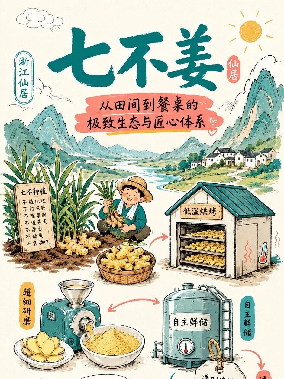 🫚 七不姜粉种类速懂版-七不姜 生姜养生网-明德CSA生态姜园&明安农业