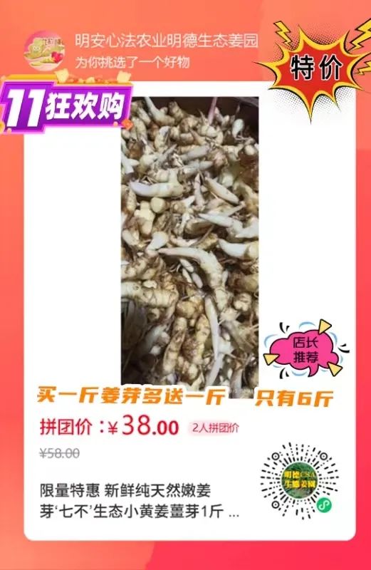 (广告)双11 除了七不姜,今天什么姜都别买！