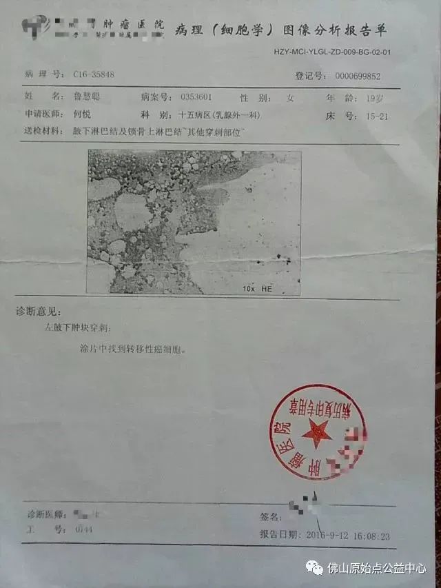 原始点调理乳腺癌案例 原始点调理乳腺癌案例